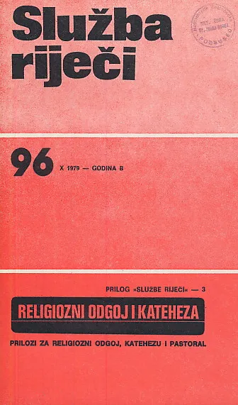 Služba riječi 96/1979