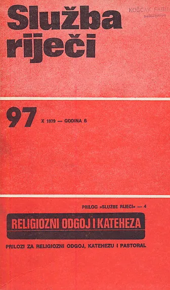 Služba riječi 97/1979