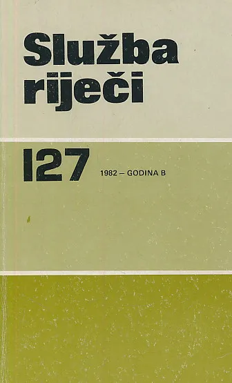 Služba riječi 127/1982