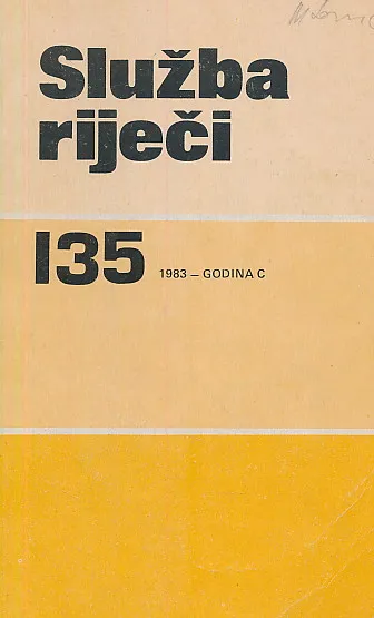Služba riječi 135/183