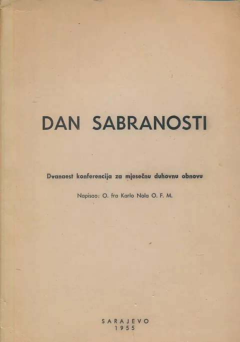 Dan sabranosti