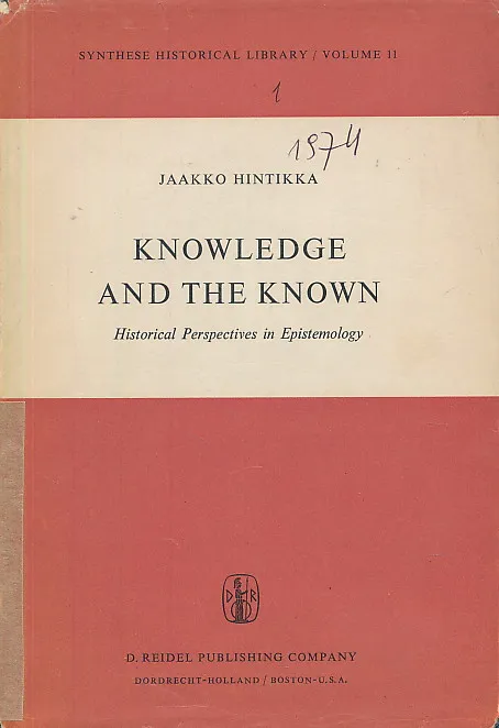 Knowledge and the Known (Hintikka)