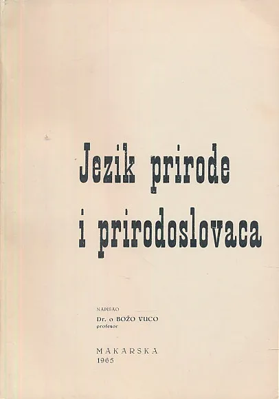 Jezik prirode i prirodoslovaca