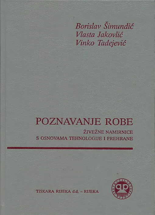 Poznavanje robe - živežne namirnice