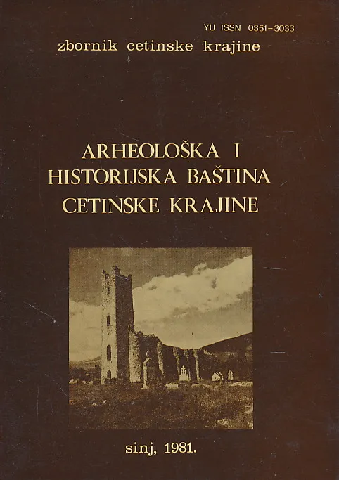 Arheološka i historijska baština Cetinske krajine