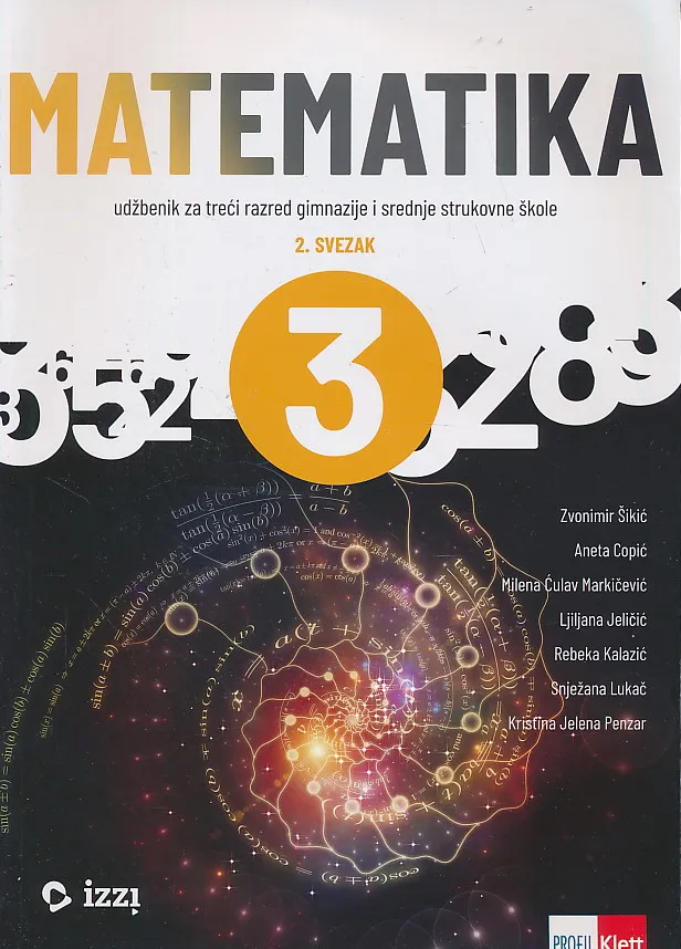 Matematika 3 2. svezak udžbenik za treći razred gimnazije i srednje strukovne škole