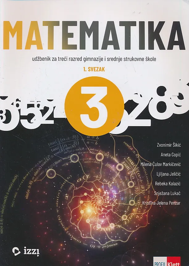 Matematika 3 1. svezak udžbenik za treći razred gimnazije i srednje strukovne škole