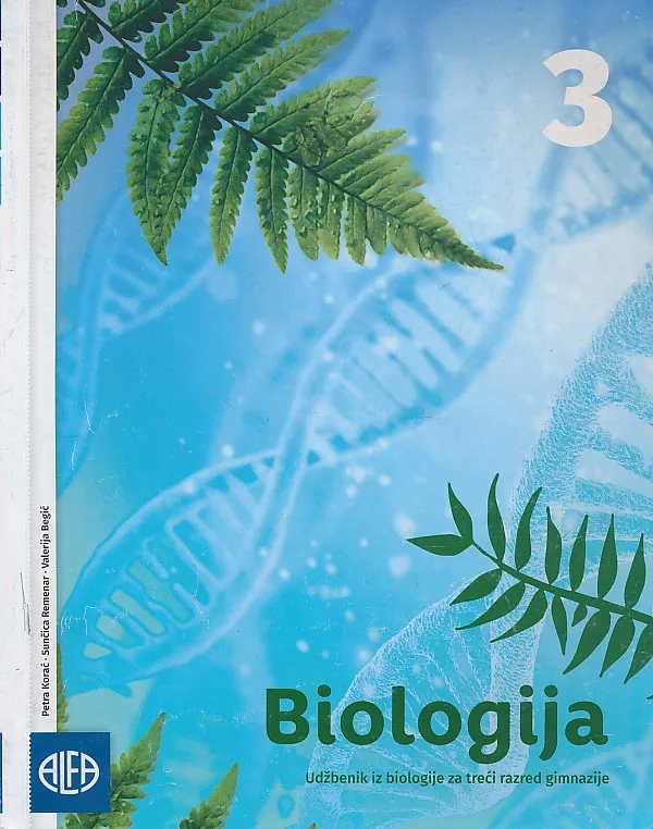 Biologija 3 udžbenik iz biologije za treći razred gimnazije