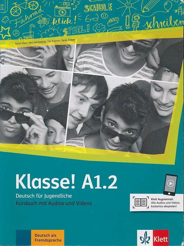 Klasse! A1.2 Deutsch für Jugendliche Kursbuch udžbenik za 2. razred gimnazija i strukovnih škola, 2. godina učenja, početnici, 2. strani jezik