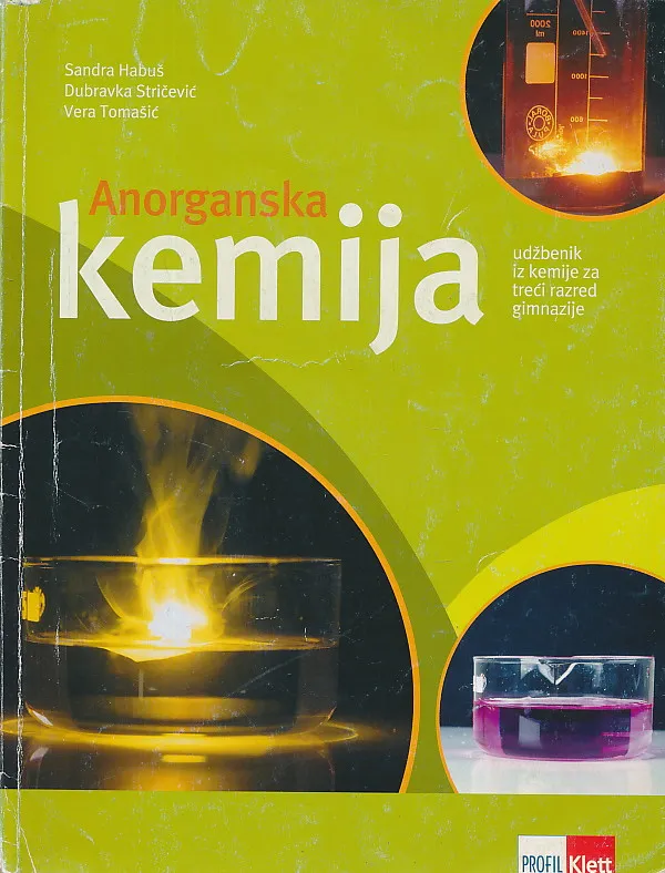 Anorganska kemija udžbenik iz kemije za treći razred gimnazije