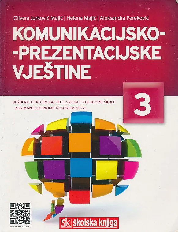 Komunikacijsko-prezentacijske vještine 3 udžbenik u trećem razredu srednje strukovne zanimanje ekonomist ekonomistica
