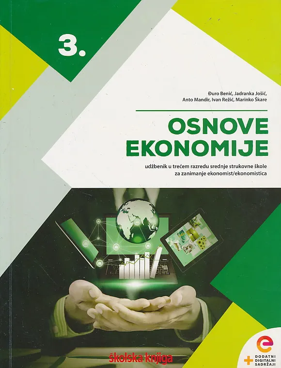 Osnove ekonomije 3 udžbenik u trećem razredu srednje strukovne za zanimanje ekonomist ekonomistica