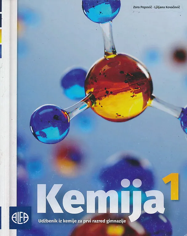 Kemija 1 udžbenik iz kemije za prvi razred gimnazije