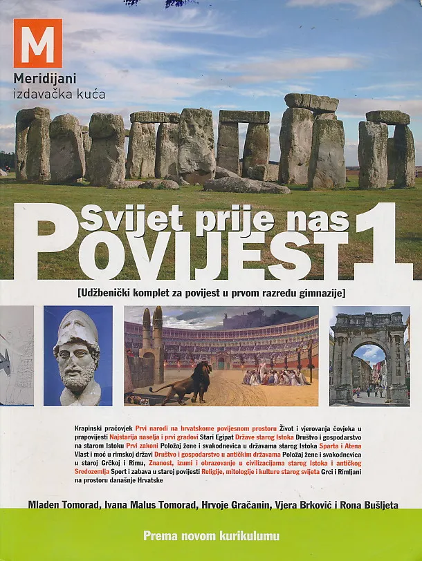 Svijet prije nas POVIJEST 1 udžbenički komplet za povijest u prvom razredu gimnazije