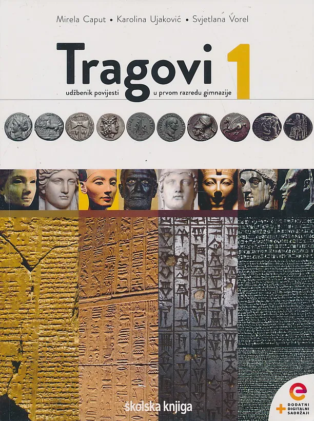 Tragovi 1 udžbenik povijesti u prvom razredu gimnazije