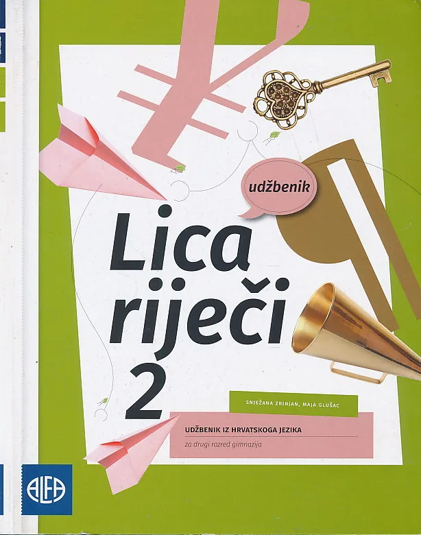 Lica riječi 2 udžbenik iz hrvatskoga jezika za drugi razred gimnazija