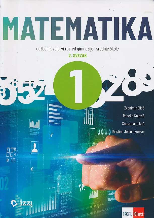 Matematika 1 2. svezak udžbenik za prvi razred gimnazije i srednje strukovne škole