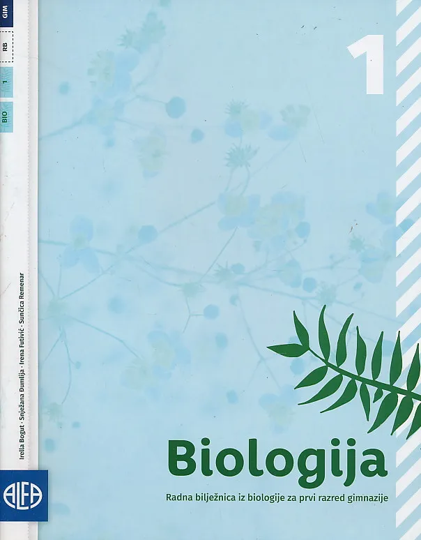 Biologija 1 radna bilježnica iz biologije za prvi razred gimnazije