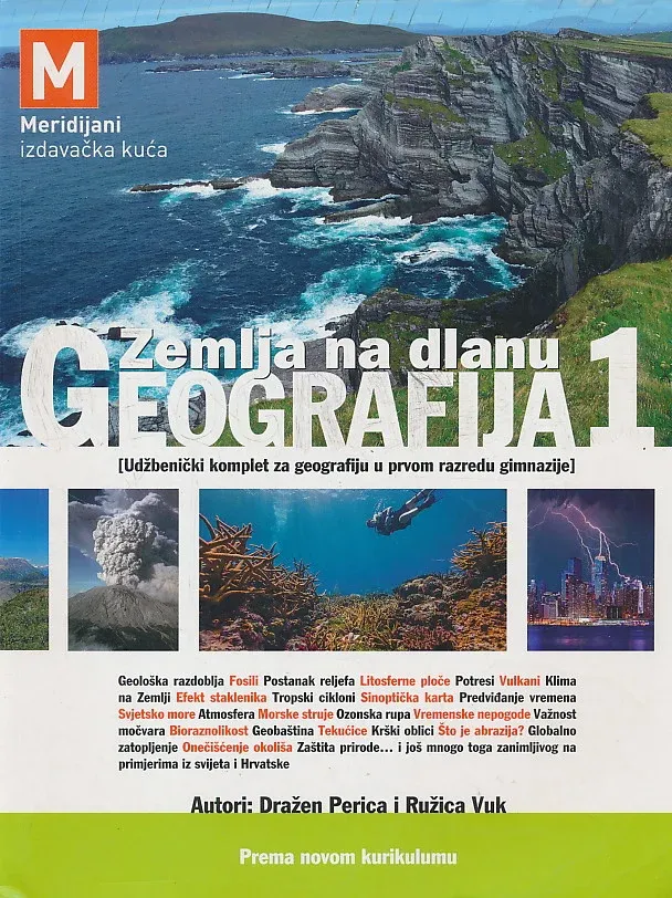 Zemlja na dlanu GEOGRAFIJA 1 udžbenički komplet za geografiju u prvom razredu gimnazije