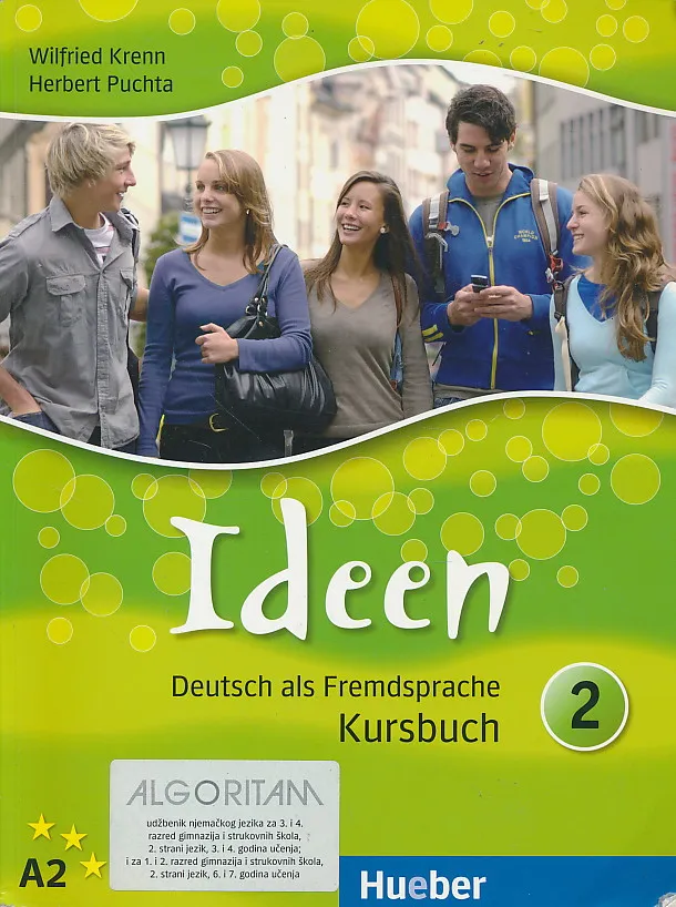 Ideen 2 Deutsch als Fremdsprache Kursbuch udžbenik njemačkog jezika za 3. i 4. razred gimnazija i strukovnih škola