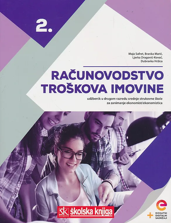 Računovodstvo troškova imovine udžbenik u drugom razredu srednje strukovne škole zanimanje ekonomist ekomistica