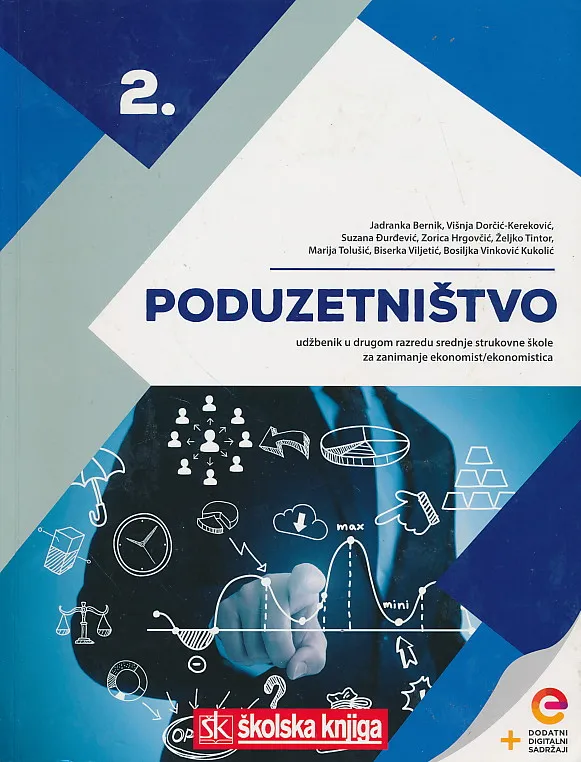 Poduzetništvo 2 udžbenik u drugom razredu srednje strukovne škole zanimanje ekonomist ekonomistica
