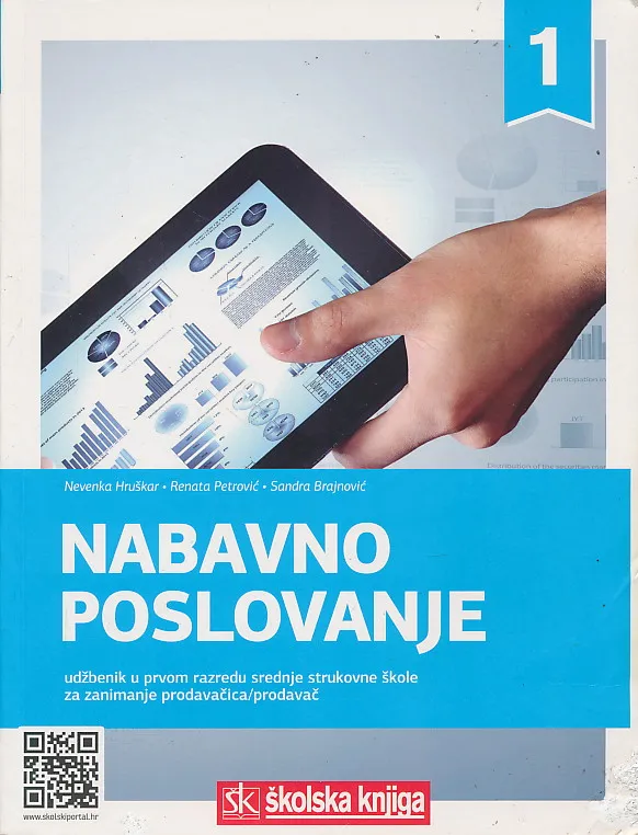 Nabavno poslovanje udžbenik u prvom razredu srednje strukovne škole za zanimanje prodavačica/prodavač