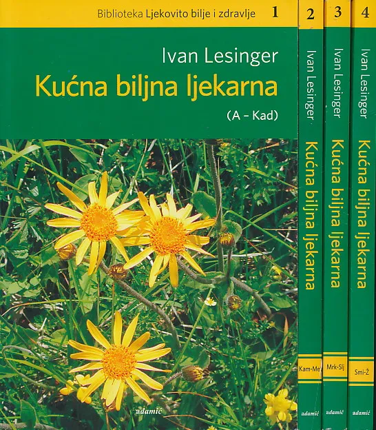 Kućna biljna ljekarna 1-4 A-Ž (komplet)