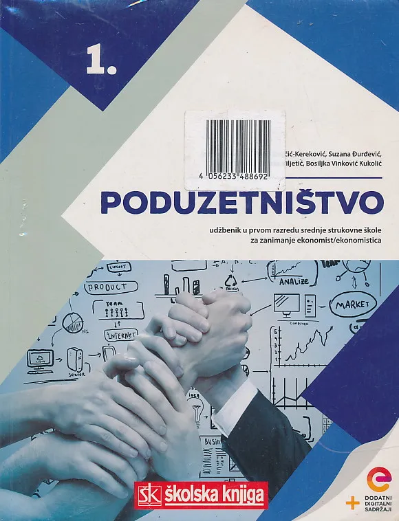 Poduzetništvo 1 udžbenik u prvom razredu srednje strukovne škole zanimanje ekonomist ekonomistica