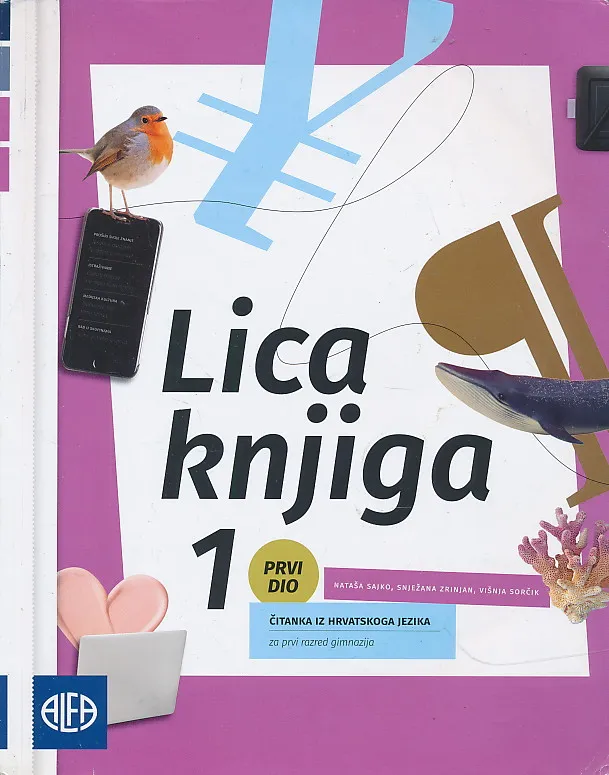Lica knjiga 1 1. dio čitanka iz hrvatskoga jezika za prvi razred gimnazija