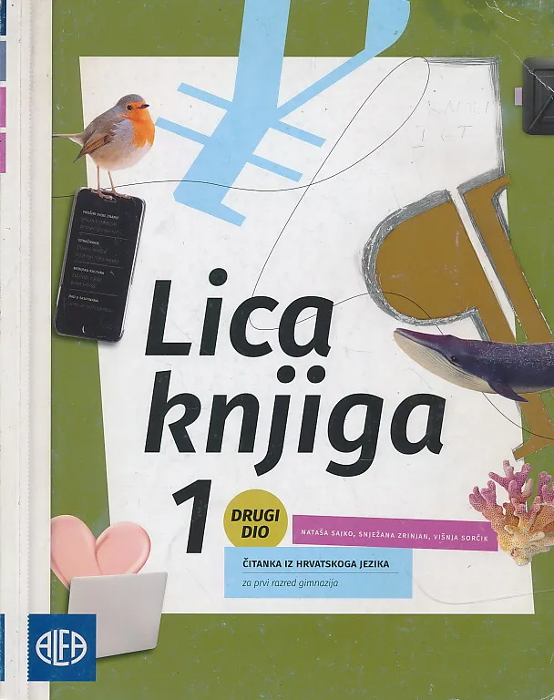 Lica knjiga 1 2. dio čitanka iz hrvatskoga jezika za prvi razred gimnazija