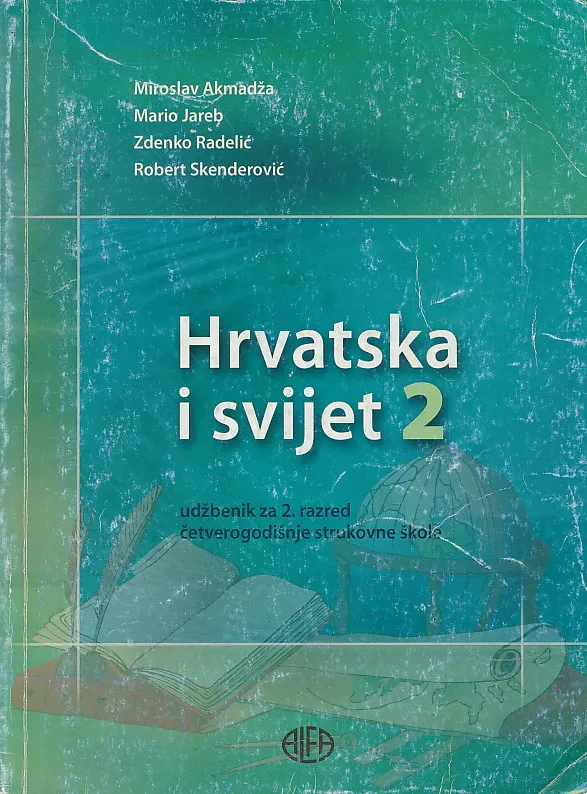 Hrvatska i svijet 2 udžbenik za 2. razred četverogodišnje strukovne škole