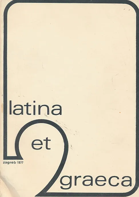 Latina et Graeca 9/1977