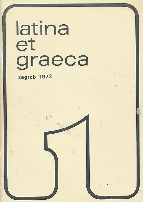 Latina et Graeca 1/1973