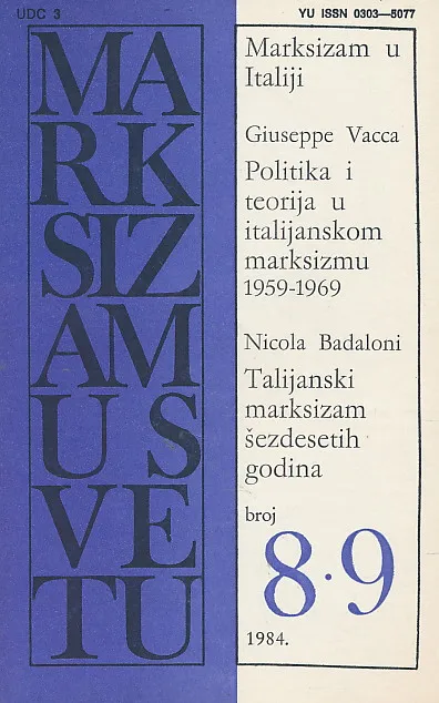 Marksizam u svetu 8-9/1984