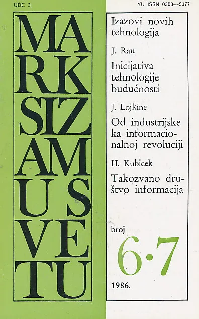 Marksizam u svetu 6-7/1986