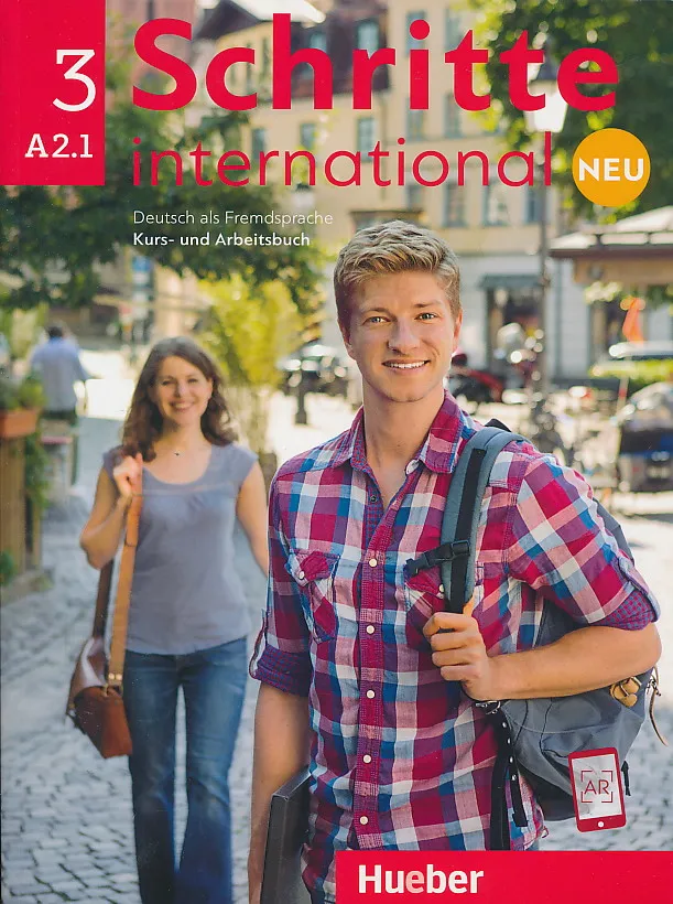 Schritte international Neu 3 A2.1 Kurs- und Arbeitsbuch udžbenik i radna bilježnica njemačkog jezika