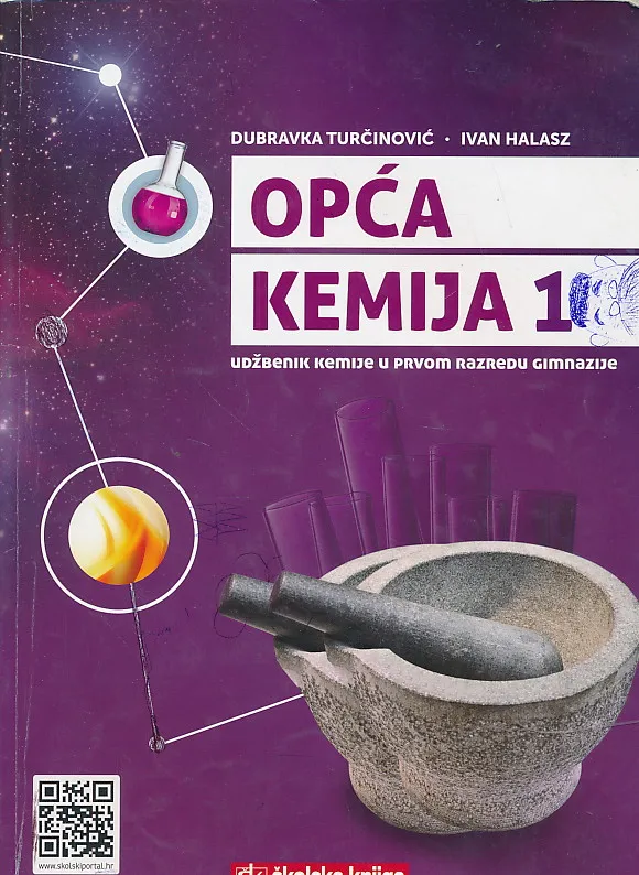 Opća kemija 1 udžbenik u prvom razredu gimnazije