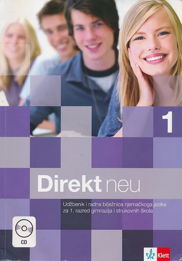 Direkt neu 1 udžbenik i radna bilježnica njemačkog jezika za 1. razred gimnazija i strukovnih škola