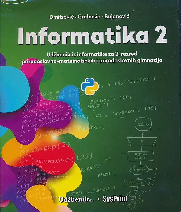 Informatika 2 udžbenik iz informatike za 2. razred prirodoslovno-matematičkih i prirodoslovnih gimnazija