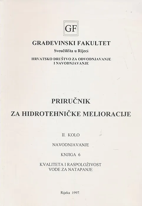 Priručnik za hidrotehničke melioracije