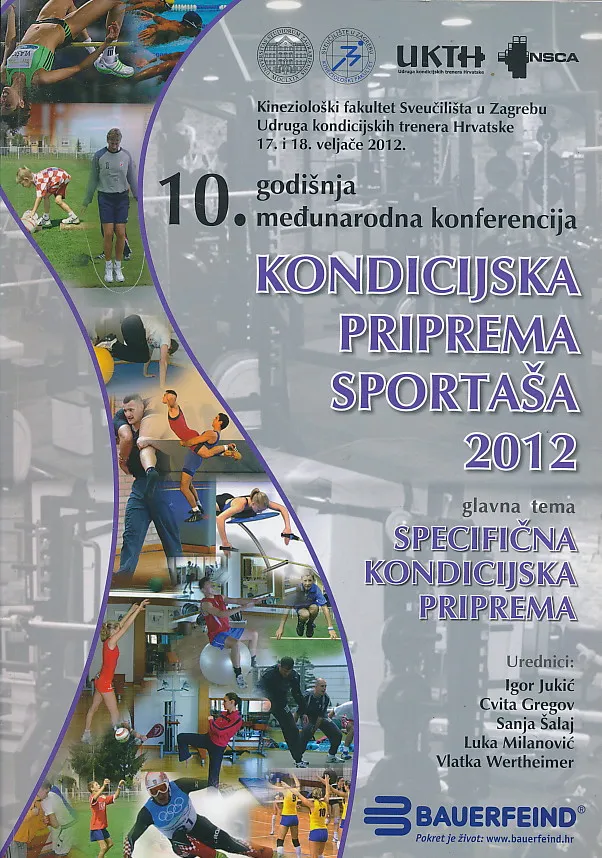 KONDICIJSKA PRIPREMA SPORTAŠA 2012