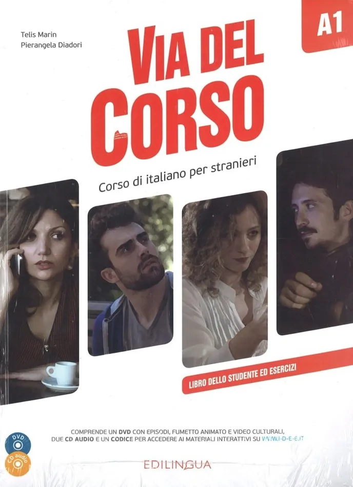Via del Corso A1 Libro dello studente ed esercizi udžbenik i radna bilježnica talijanskog jezika