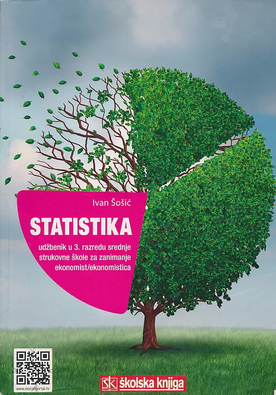 Statistika udžbenik u 3. razredu srednje strukovne škole za zanimanje ekonomist/ekonomistica