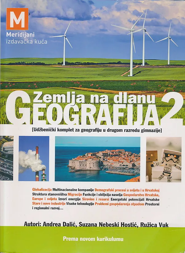 Zemlja na dlanu GEOGRAFIJA 2 udžbenički komplet za greografiju u drugom razredu gimnazije