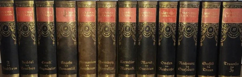 Meyers Lexikon altdeutsch 1924 1-12