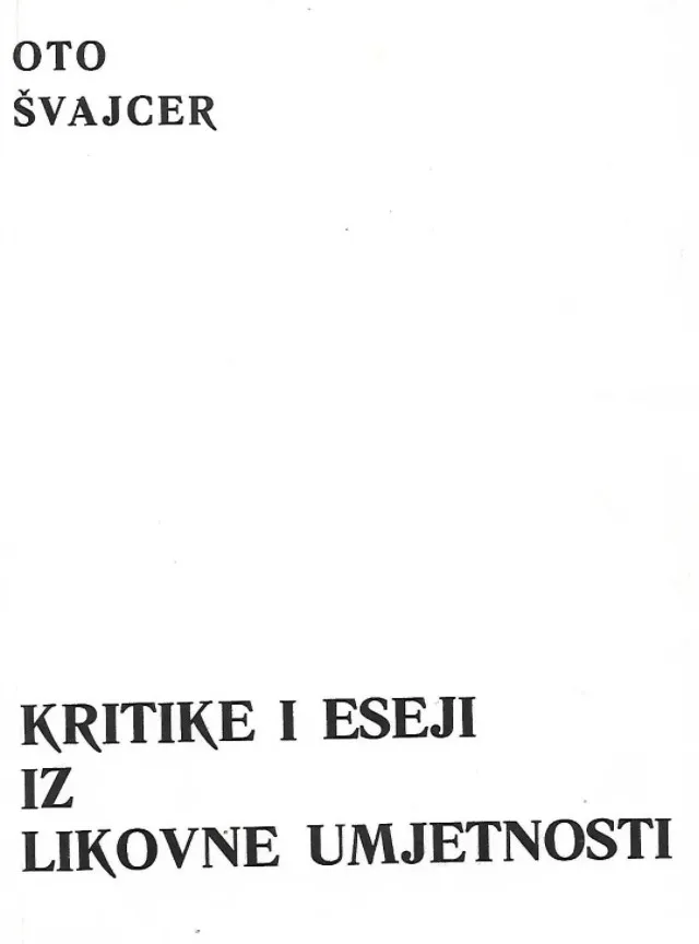 Kritike i eseji iz likovne umjetnosti