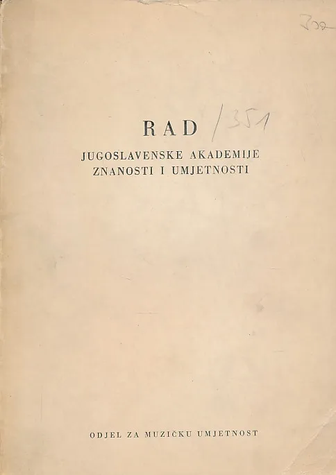 Rad JAZU 351/1968