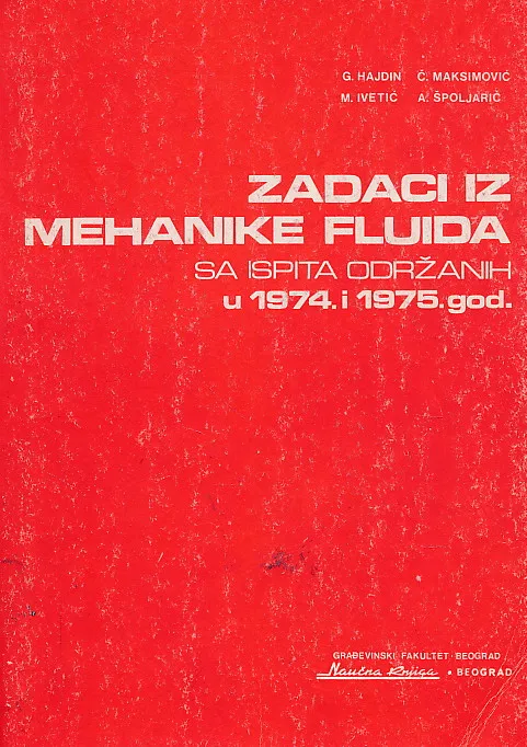 Zadaci iz mehanike fluida sa ispita