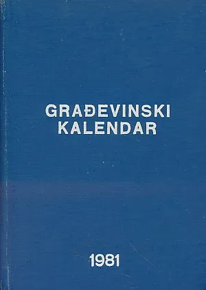 Građevinski kalendar 1981
